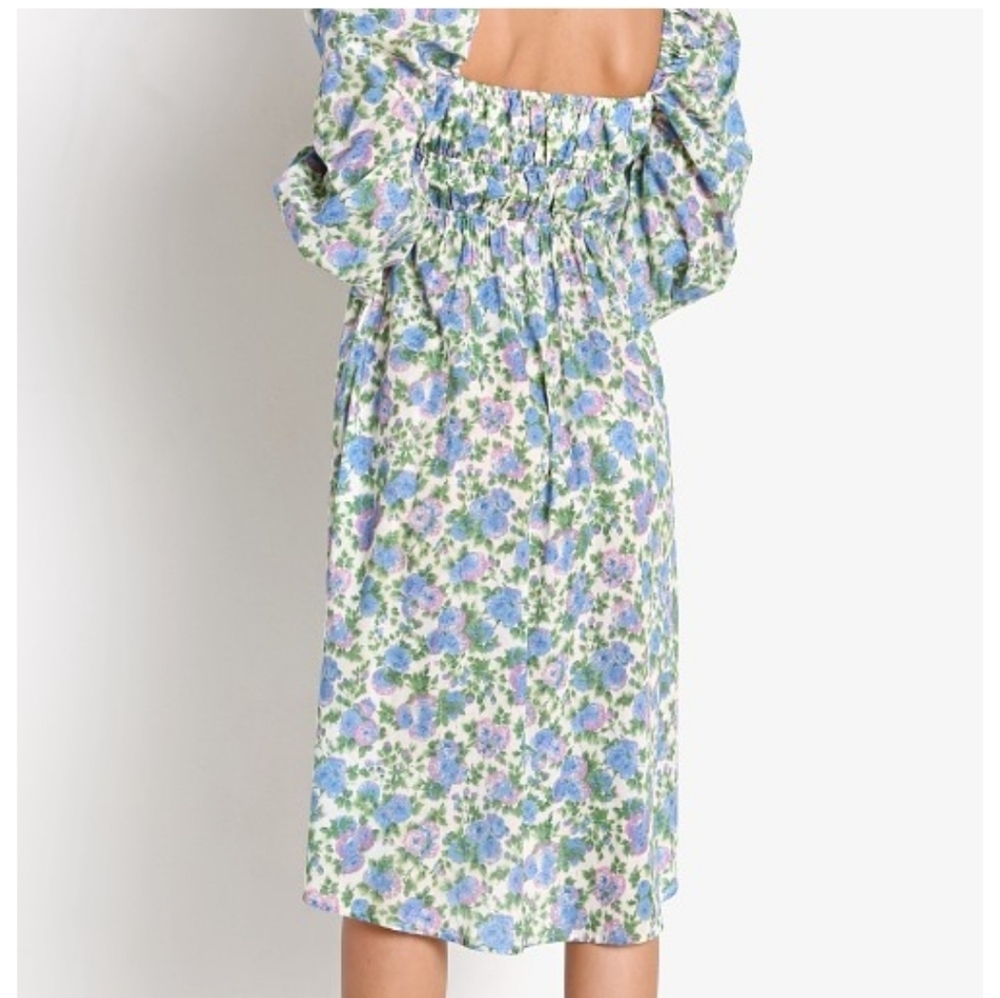 For Love And Lemons Bridget Midi Dress Size Small - Picture 4 of 16